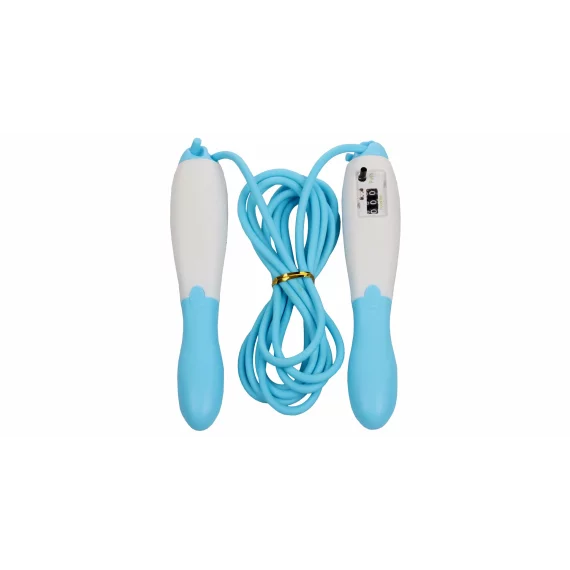 Jumppy coarda de sarituri cu contor, albastru