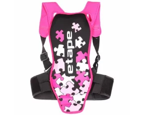 Junior PRO protectie pentru spate de copii, negru-roz