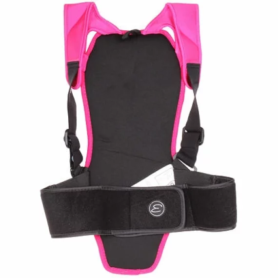 Junior PRO protectie pentru spate de copii, negru-roz