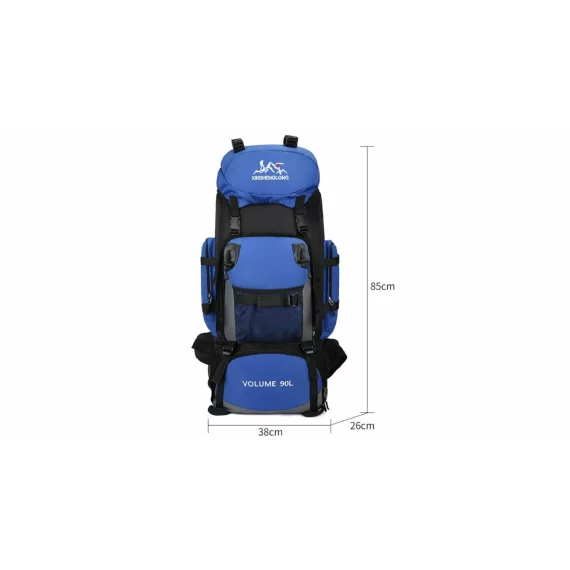 Rucsac pentru drumeții Kamet 90 l negru