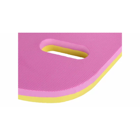 Pluta pentru inot Kickboard, dimensiune 45 x 29 x 2.8 cm, culoare roz