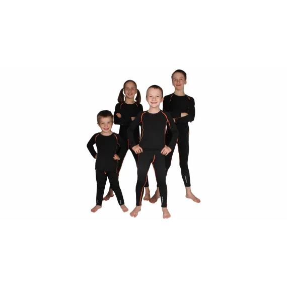Kid Warm lenjerie de corp termica pentru copii, portocaliu