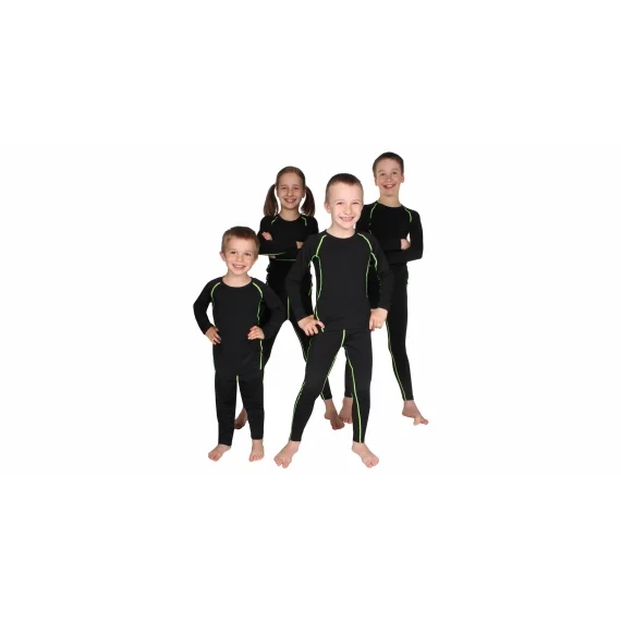 Kid Warm lenjerie de corp termica pentru copii, verde