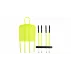Kit 3 manechini pliabili pentru antrenament, Merco Split Soccer Dummy, inaltime 193cm