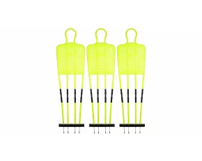 Kit 3 manechini pliabili pentru antrenament, Merco Split Soccer Dummy, inaltime 193cm