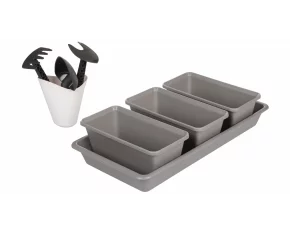 Kit set de gradina cu unelte si cana
