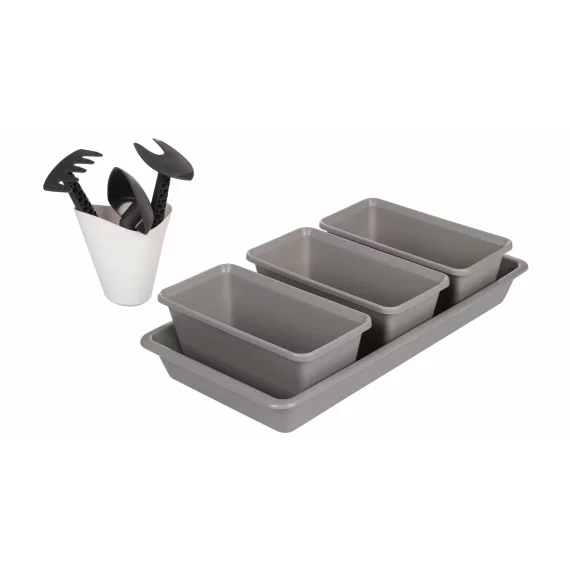 Kit set de gradina cu unelte si cana