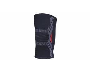 Genunchiera elastica KN02, negru-rosu
