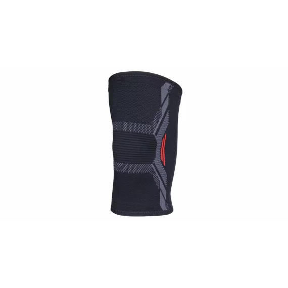 Genunchiera elastica KN02, negru-rosu