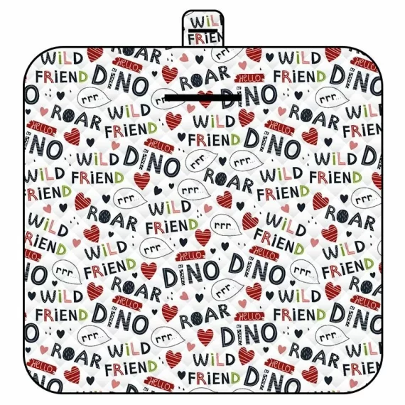 Letters XXL picnic blanket 200 x 200 cm