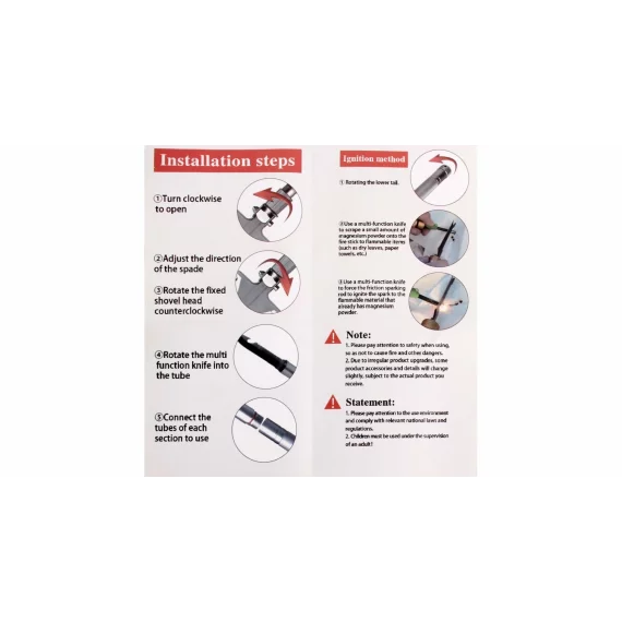 Lopata multifunctionala Scout Extra
