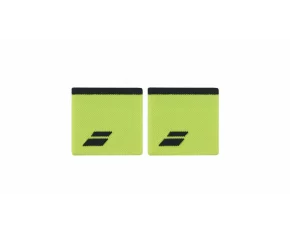 Manseta Babolat Logo Wristbands 2024, galben-gri