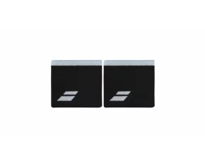 Manseta Babolat Logo Wristbands 2024, negru-alb