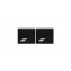 Manseta Babolat Logo Wristbands 2024, negru-alb