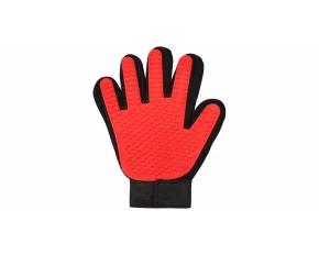 Manusa pentru indepartarea parului animalului de companie Pet Glove rosu