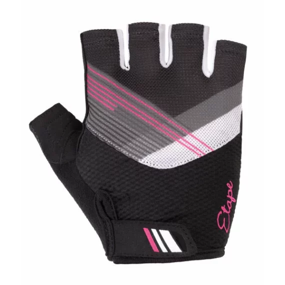 Manusi ciclism Liana negru-roz