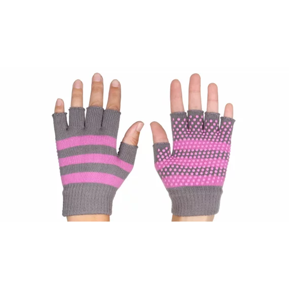 Manusi de yoga grippy G1, fara degete roz