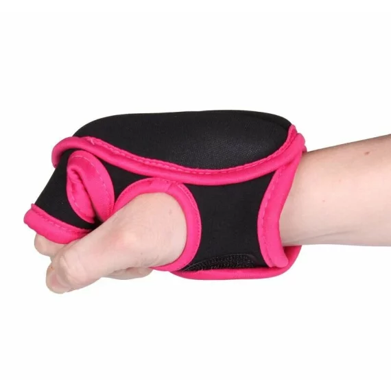 Manusi piloxing 2 x 0,25kg negru-roz