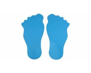 Marcaje podea Feet albastru