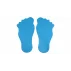 Marcaje podea Feet albastru