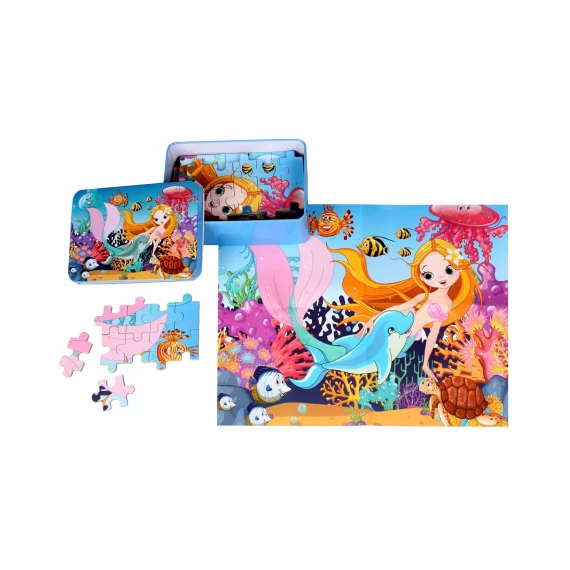 Mermaid puzzle sirena 100 de piese