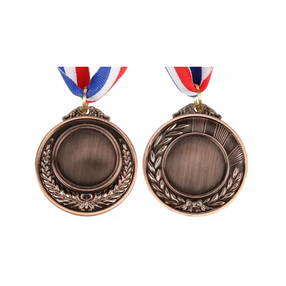 Metal Bronze medal with ribbon