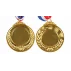 Metal Gold medal with ribbon