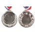 Metal Silver medal with ribbon