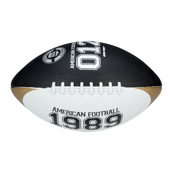 Minge fotbal american Chicago Large negru-alb