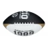 Minge fotbal american Chicago Large negru-alb