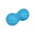 Minge masaj tip arici, Massage Peanut 15 cm, albastru