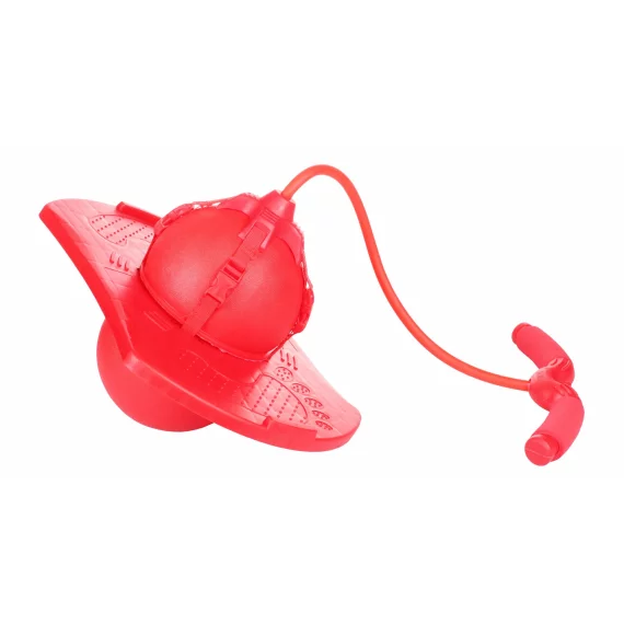 Minge sarituri cu manere Handle Jump Ball rosu