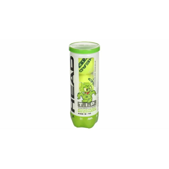 Mingi tenis copii T.I.P Green set 3 buc