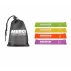 Set 4 benzi antrenament, Mini Band set 2, circulare, dimensiune banda 50x5cm