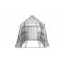 Mini sera flori cu etaj Greenhouse W 143x143x195
