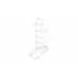 Suport mingi multisport si articole sportive, Merco Storage 3, alb