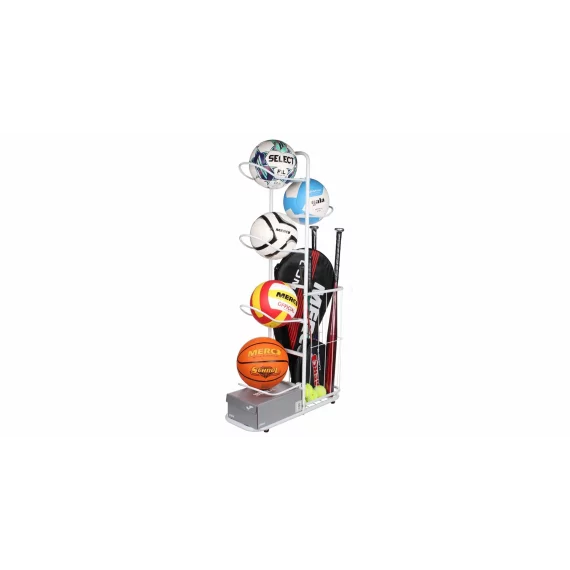 Suport mingi multisport si articole sportive, Merco Storage 5, alb