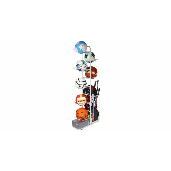 Suport mingi multisport si articole sportive, Merco Storage 7, alb