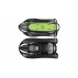 Neon grip sanie de plastic, negru-lime
