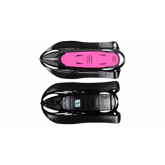 Neon grip sanie de plastic, negru-roz