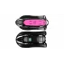Neon grip sanie de plastic, negru-roz