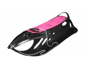 Neon grip sanie de plastic, negru-roz