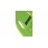 Pluta pentru inot Ocean, dimensiune 40 x 32 x 2.8 cm, culoare verde