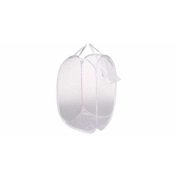 Organizer folding storage basket white