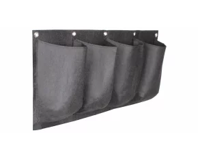 Orizontal Grow Bag 4 ,ghiveci  orizontal  pentru perete ,negru