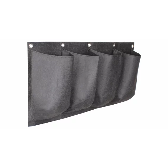 Orizontal Grow Bag 4 ,ghiveci  orizontal  pentru perete ,negru