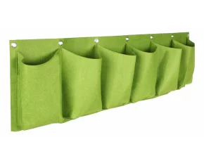 Orizontal Grow Bag 6 ghiveci de perete ,verde