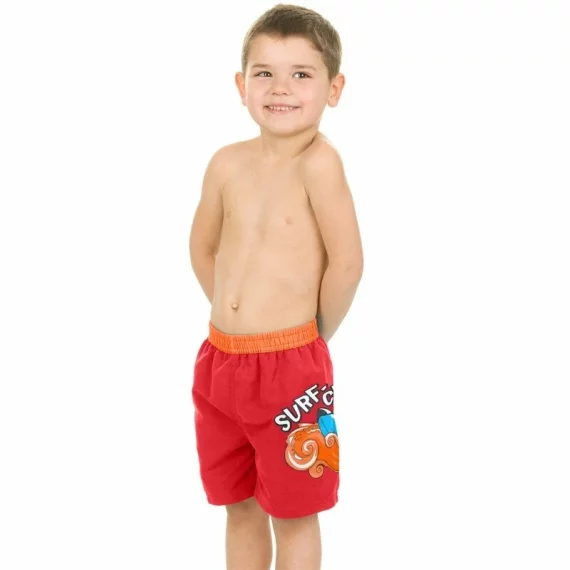 Pantaloni scurti inot Surf Club rosu
