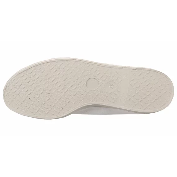 Pantofi sala Gym-shoes cauciuc-textil alb