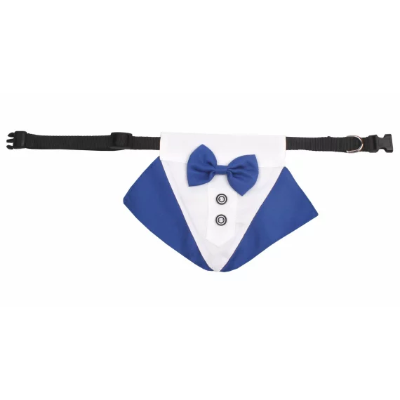 Papion elegant pentu caini, albastru